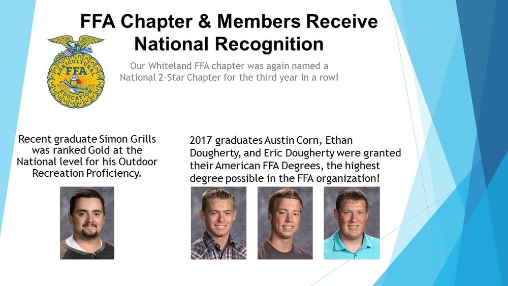 FFA Chapter & Members Receive National Recognition