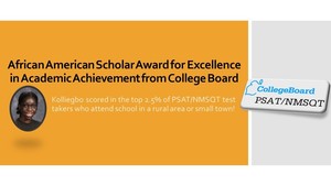Kolliegbo Excels on PSAT